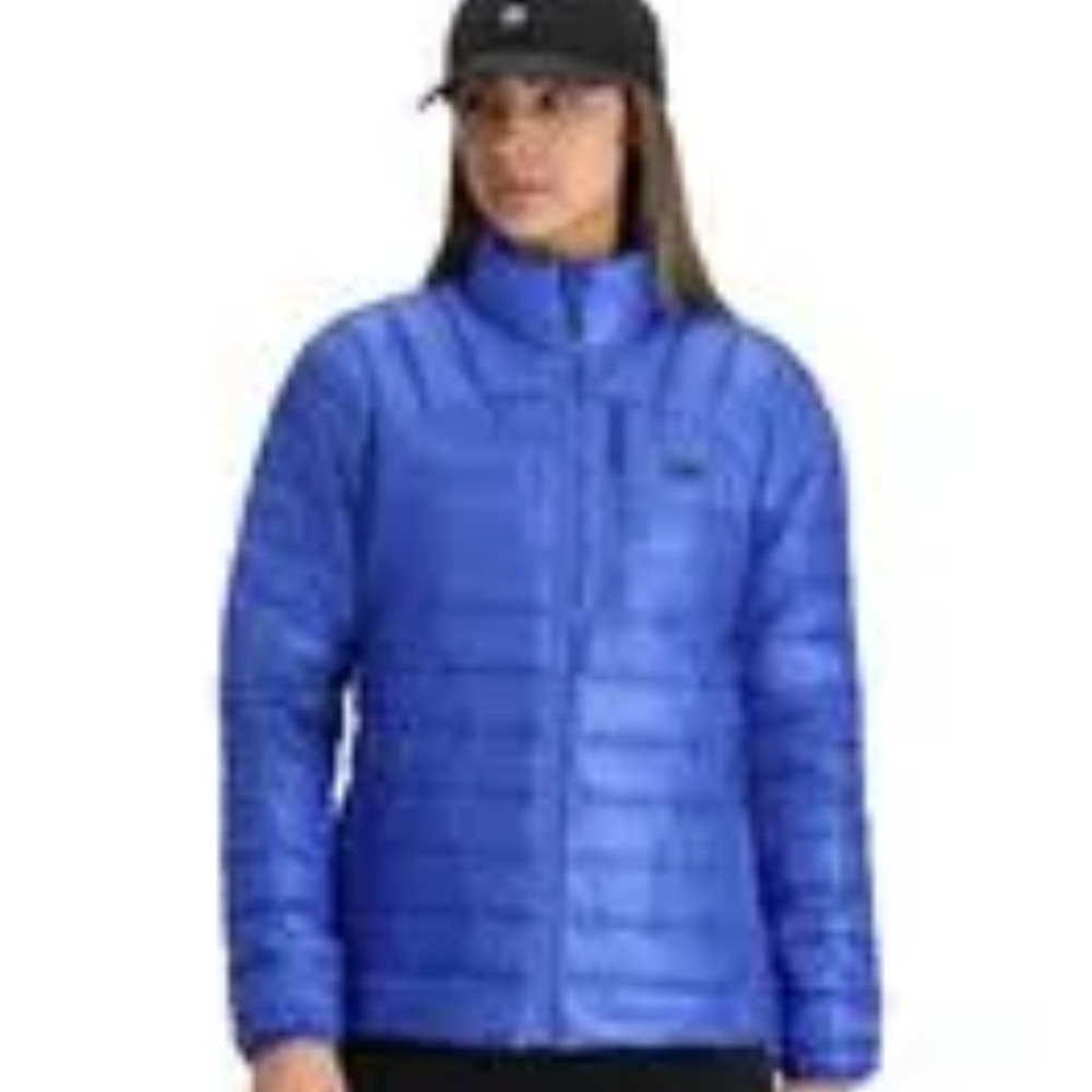 NWOT Outdoor Research Helium Women's Down Puffer Jacket in Ultramarine